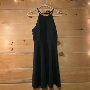 B. Darlin Juniors Green Halter Mini Dress